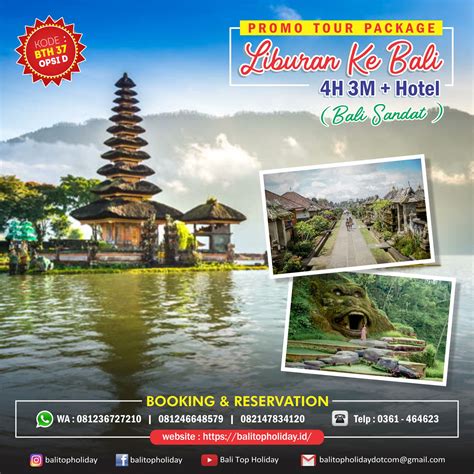 Paket Tour Bali 4 Hari 3 Malam Paket Wisata Liburan 4 Hari Di Bali Murah