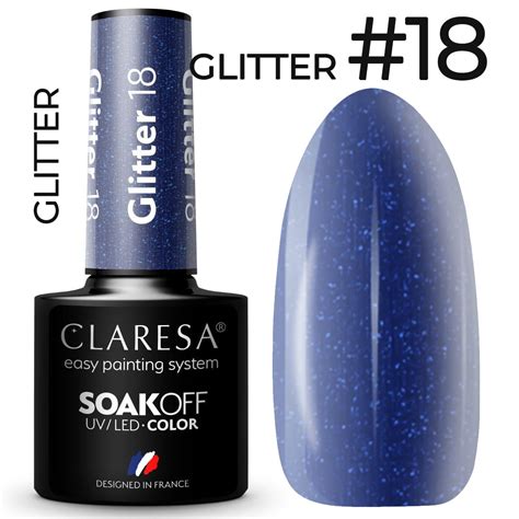 Claresa Glitter 18 Kolorowy Lakier Hybrydowy 5g Sklep EMPIK