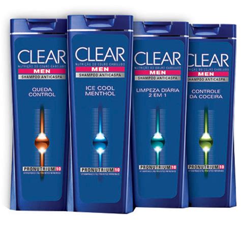 Clear Men 200Ml - Shampoo Anticaspa Clear Men Queda Control 200ml - Drogaria ... _ Clear men ...