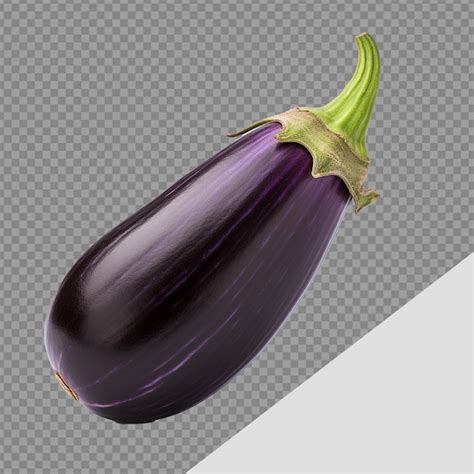 Premium PSD Eggplant Png Isolated On Transparent Background