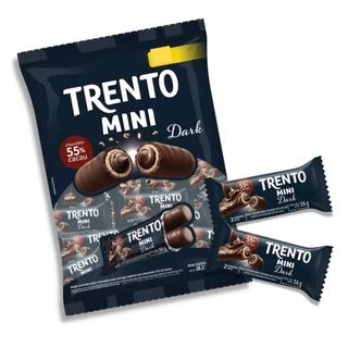 Chocolate Trento Mini Branco Ou Dark 800g Wafer Peccin Escolha O