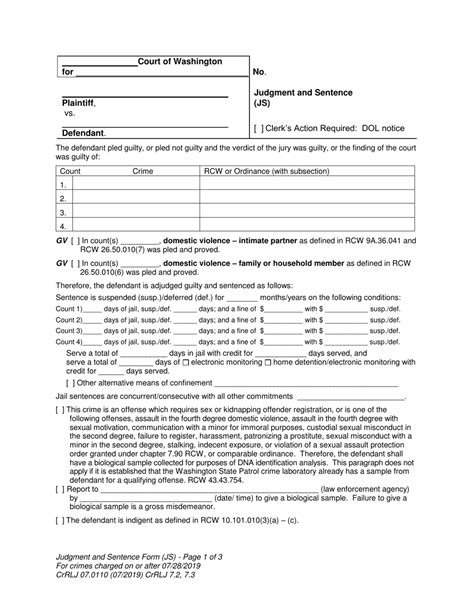 Form Crrlj070110 Download Printable Pdf Or Fill Online Judgment And