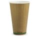 Hot Paper Cup Kraft Green Stripe Oz Biopak