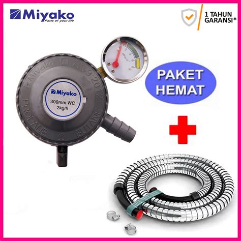 Jual Regulator Miyako Rms Meter Regulator Selang Sni Shopee