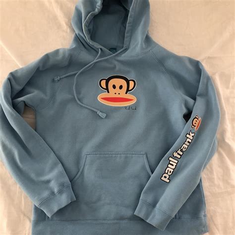 Paul Frank Hoodie ~ Light Blue Y2k Paul Frank Depop