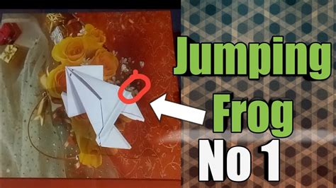 How To Make A High Jumping Paper Frog Paper Frog How To Make Jumping