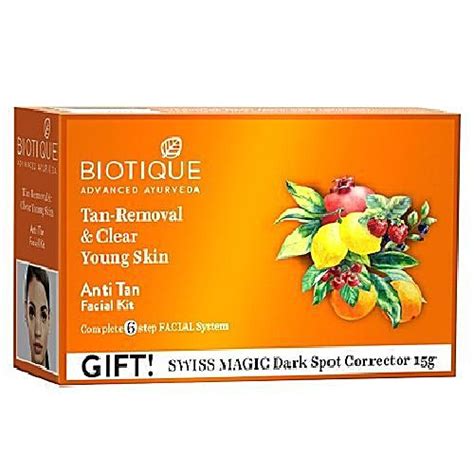 Buy Biotique Facial Kit Bio Anti Tan Kit Removes Tan And Makes Skin