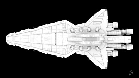 Venator Star Destroyer Top by JasonMartin3D on DeviantArt