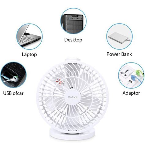 Daffodil Usb Desk Fan Furniture And Home Living Lighting And Fans Fans