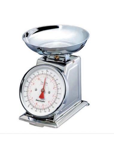 Bilancia da cucina meccanica Retrò acciaio inox 5 kg