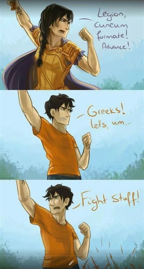 Greeks Fight Percy Jackson Percy Jackson Funny Percy Jackson Memes