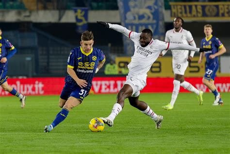 Hellas Verona Milan 0 1 Per Ora Basta Reijnders Fonseca Si Salva