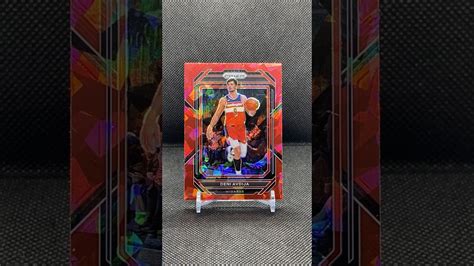 2022 23 Panini Prizm Deni Avdija Red Cracked Ice Prizm Shorts