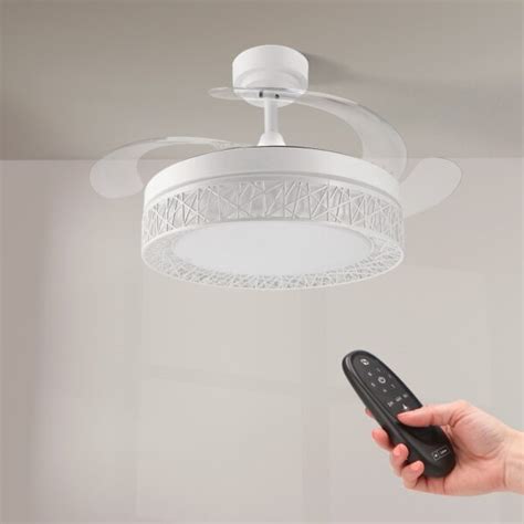 Ventilatore Da Soffitto LED Bianco Ultra Silenzioso Da 36W DC Con