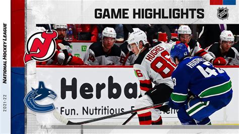 Devils Canucks Nhl Highlights Youtube