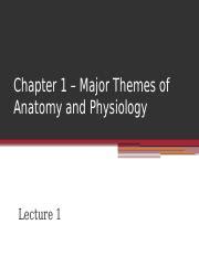 Chapter Major Themes Of Anatomy And Physiology Part Pptx