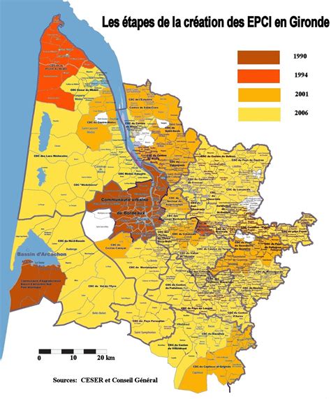 Dynamique Des Territoires Lintercommunalit En Gironde