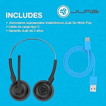 Jlab Go Work Pop Wireless On Ear Headset