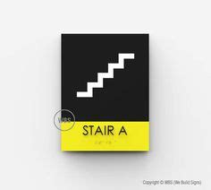 10 ADA Stair Signs ideas | signs, tape installation, signage