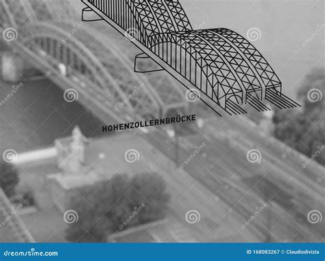 Hohenzollernbruecke (Hohenzollern Bridge) Over River Rhine in Ko Editorial Photography - Image ...