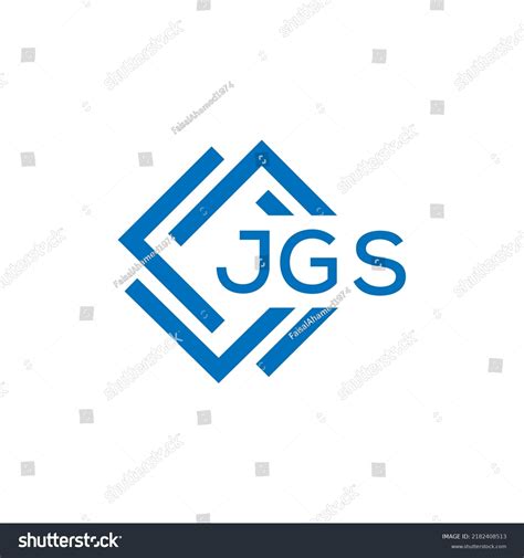 Jgs Letter Logo Design On White Stock Vector Royalty Free 2182408513