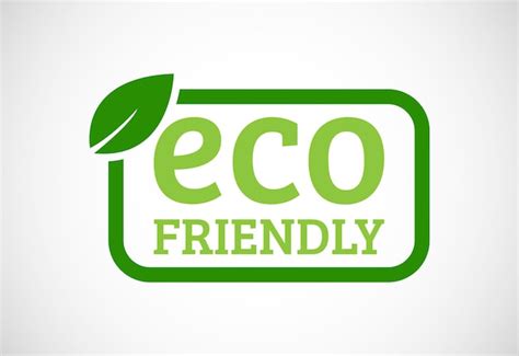 Premium Vector Eco Friendly Icon Eco Friendly And Organic Labels Sign