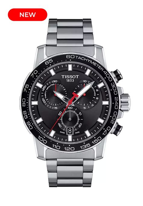 Buy Tissot Supersport Chrono Men S Grey Stainless Steel Bracelet And