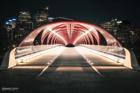 Calgary Peace Bridge Walkway Mark Duffy Photography