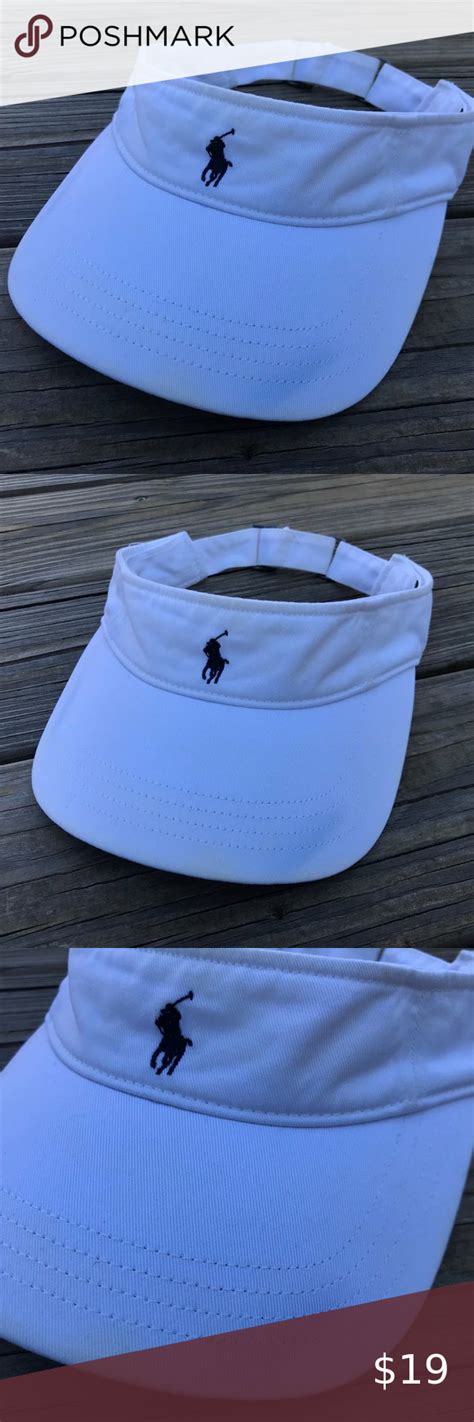 Polo Ralph Lauren Women Visor Hat White Sport Cott | Polo ralph lauren women, Ralph lauren women ...