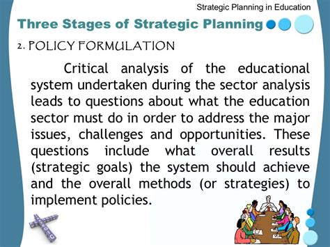 Strategic Planning In Education