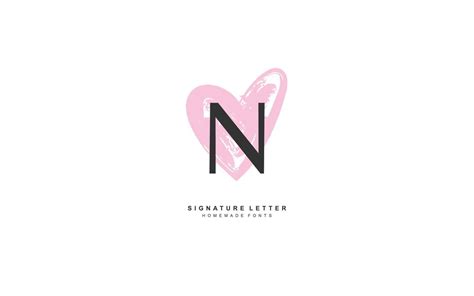 N LOVE logo design inspiration. Vector letter template design for brand ...