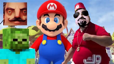 Hello Neighbor New Secret Neighbor Mario Tron Minecraft Zomie Skibidi