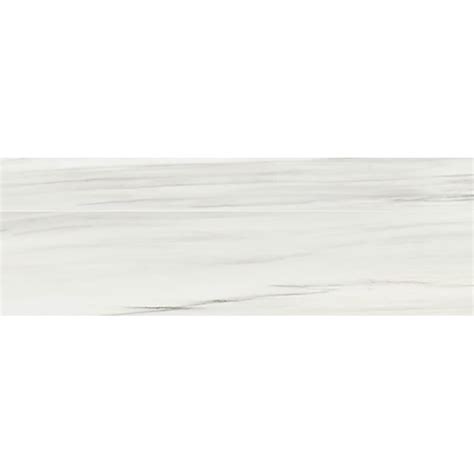 Carrara Zebrino Polished Subway Marble Look Porcelain Tile 412