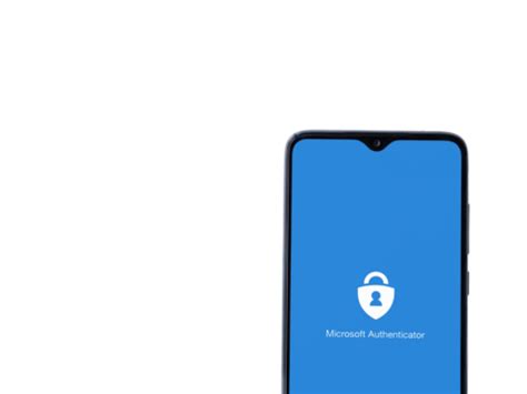 Launching The Microsoft Authenticator App With Logo Displayed, Display ...