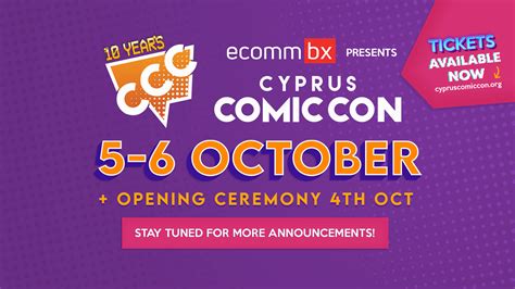 Announcing Cyprus Comic Con 2024 presented by ECOMMBX – Cyprus Comic Con