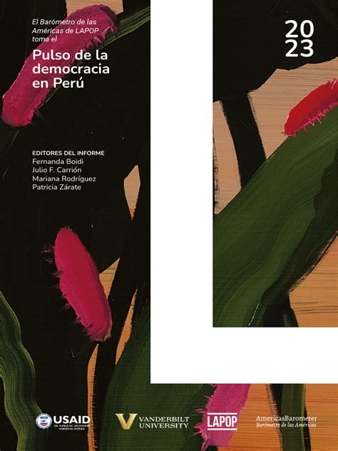 Barometro De Las Americas Pulso De La Democracia En Peru 2023 Pdf