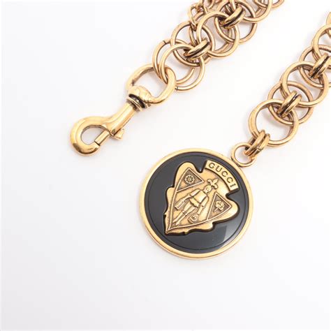 Gucci Logo Chain belt GP gold - Maison Designers