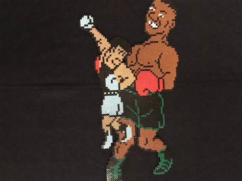 Mike Tysons Punch Out Perler Art Etsy