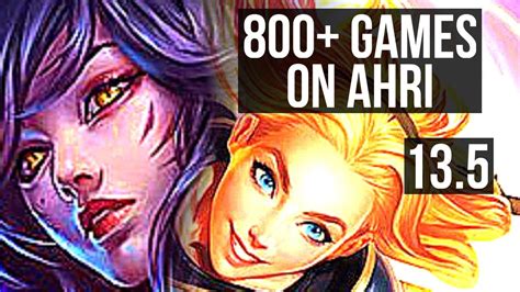 AHRI Vs LUX MID 3 0M Mastery 800 Games 4 1 4 KR Master 13 5