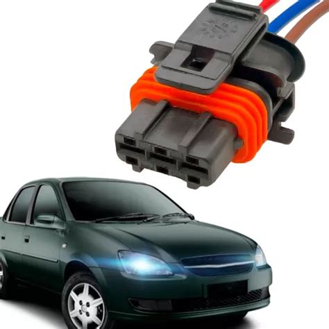 Plug Conector Chicote Sensor Velocidade Gm Celta Meriva Spin