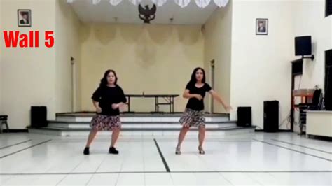 La Mala Salsa Line Dance Demo By Irene Elsye And Ira Choreo Mamek