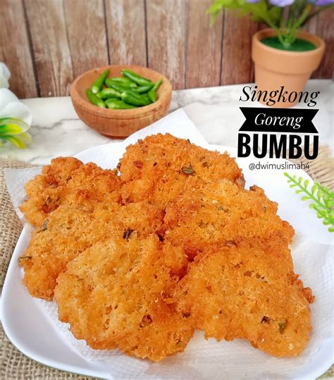 Resep Singkong Goreng Bumbu Dari Dwimuslimah