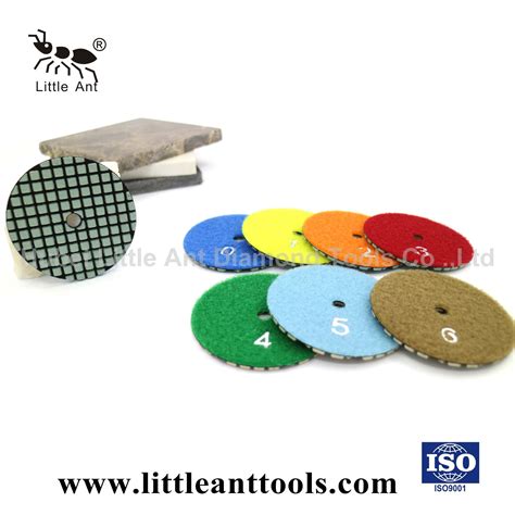 80mm Diamond Super Dry Resin Polishing Pad For Granite And Marble