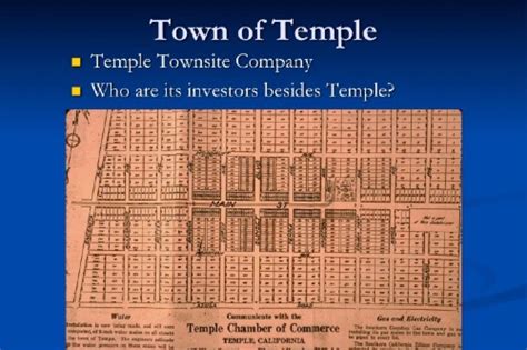 History of Temple City