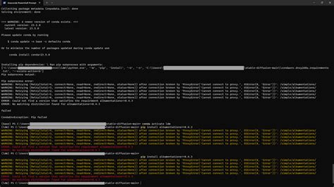 Cannot Install Requirement For Conda Env Rstablediffusion