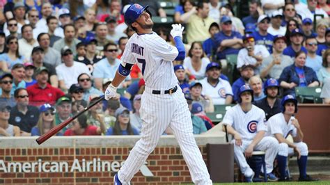 Download Kris Bryant Batter Swing Wallpaper