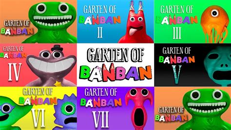 Garten Of Banban Banners For All Chapters Youtube