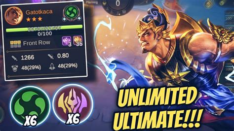 Full Stack Elementalist Gatotkaca Unlimited Ultimate Magic Chess