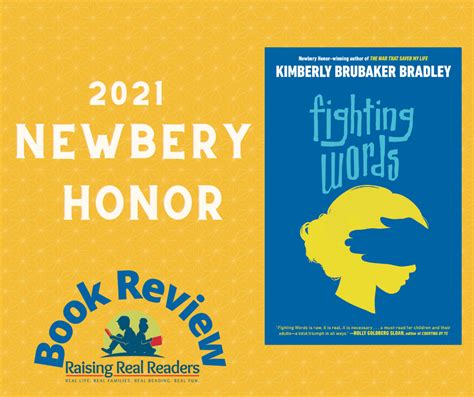 Fighting Words, 2021 Newbery Honor Book – Raising Real Readers