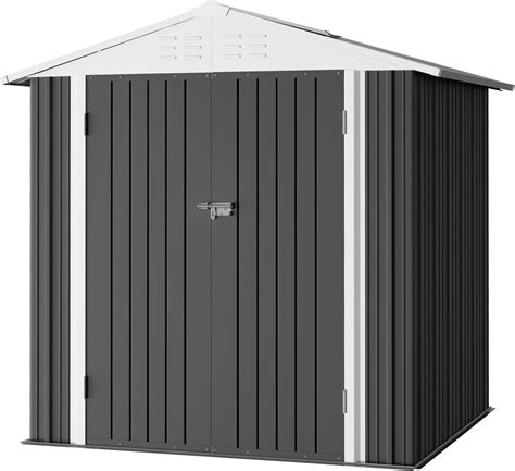 Amazon Goohome Sheds Outdoor Storage Metal Garden Storage Shed